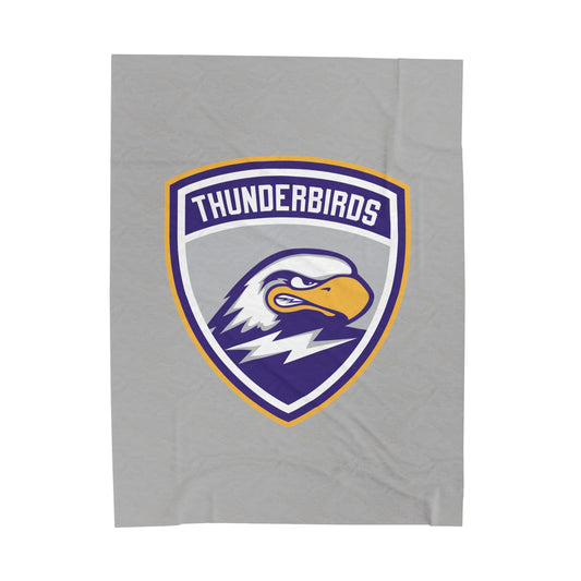Thunderbirds Hockey Velveteen Plush Blanket