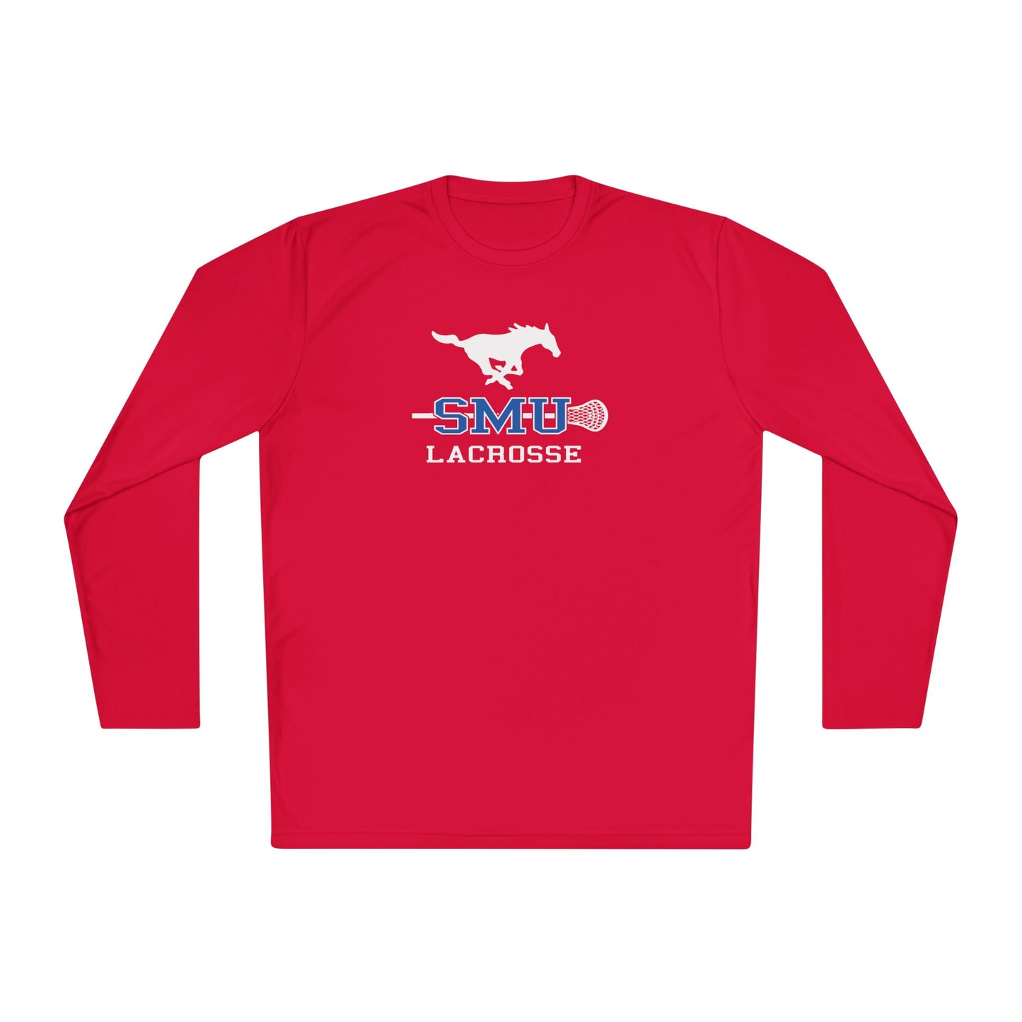 Adult SMU Lacrosse Sport-Tek LS Shirt