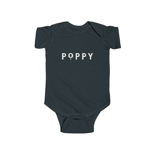 Poppy Flowers Baby Onesie