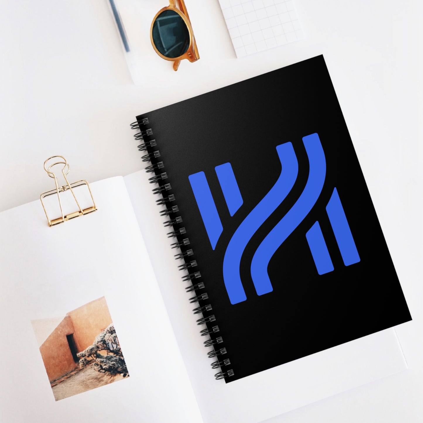 High Tide Spiral Notebook - Ruled Line (8" x 6")