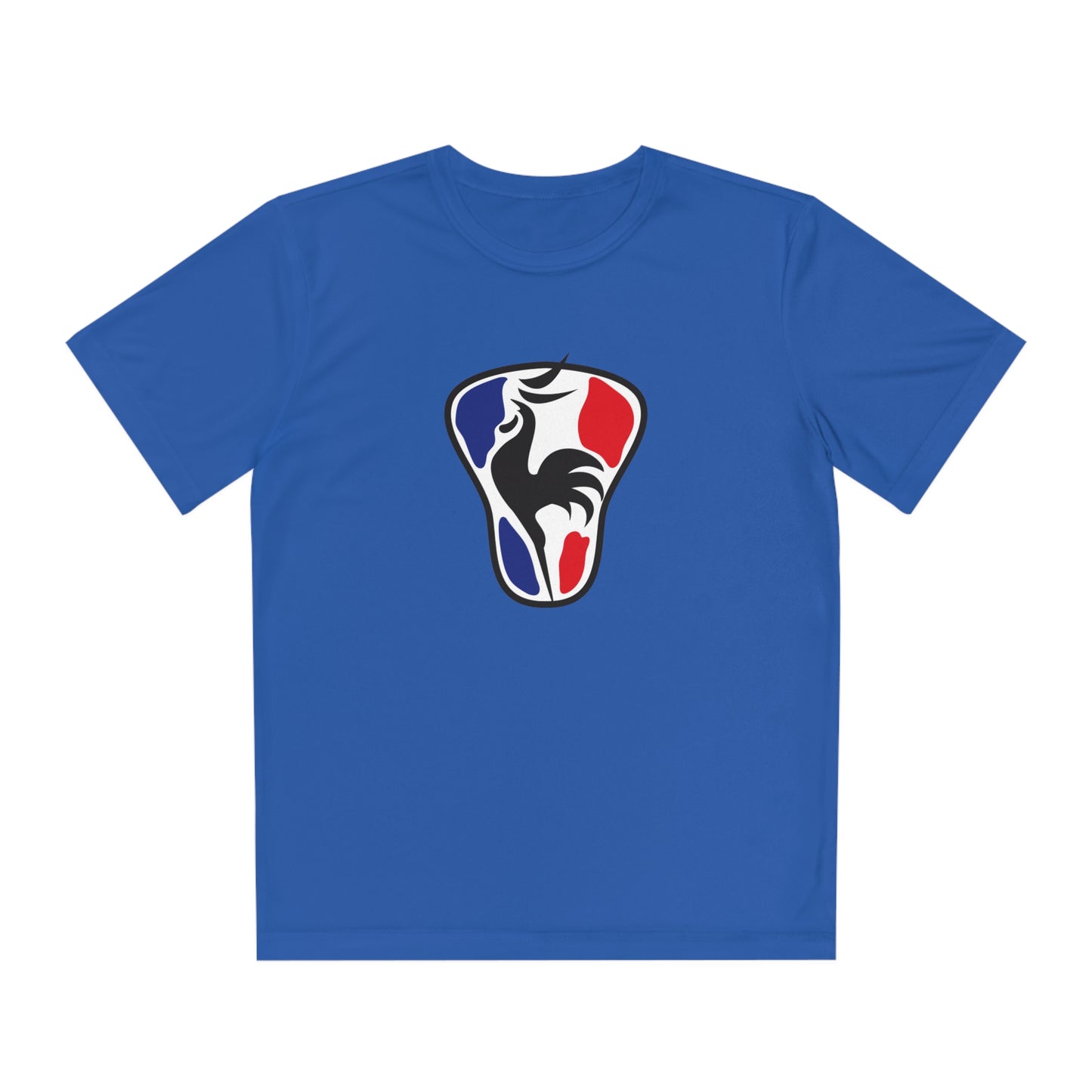 Youth France Lacrosse Sport-Tek Performance T-shirt