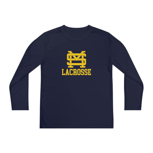 Youth St. Mark's Lacrosse Sport-Tek Performance Long Sleeve Shirt