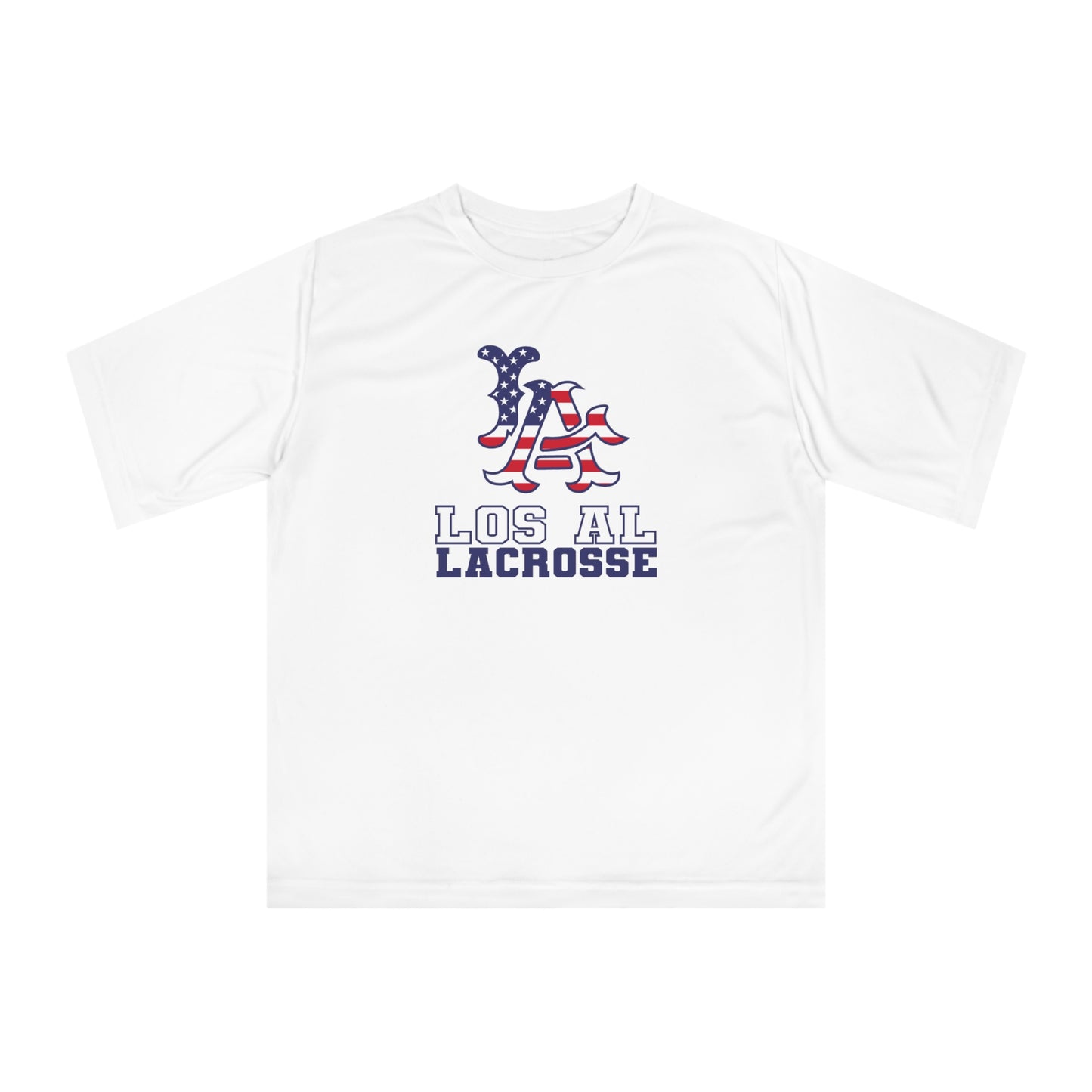 Adult Los Al Lacrosse Team 365 Performance T-shirt
