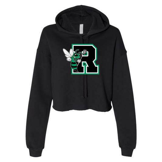 Women's Jr Hornets Lacrosse Bella + Canvas Cropped Hoodie