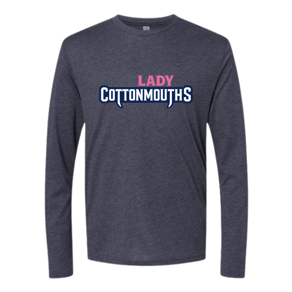 Adult Lady Cottonmouths 12U Next Level Triblend Long Sleeve