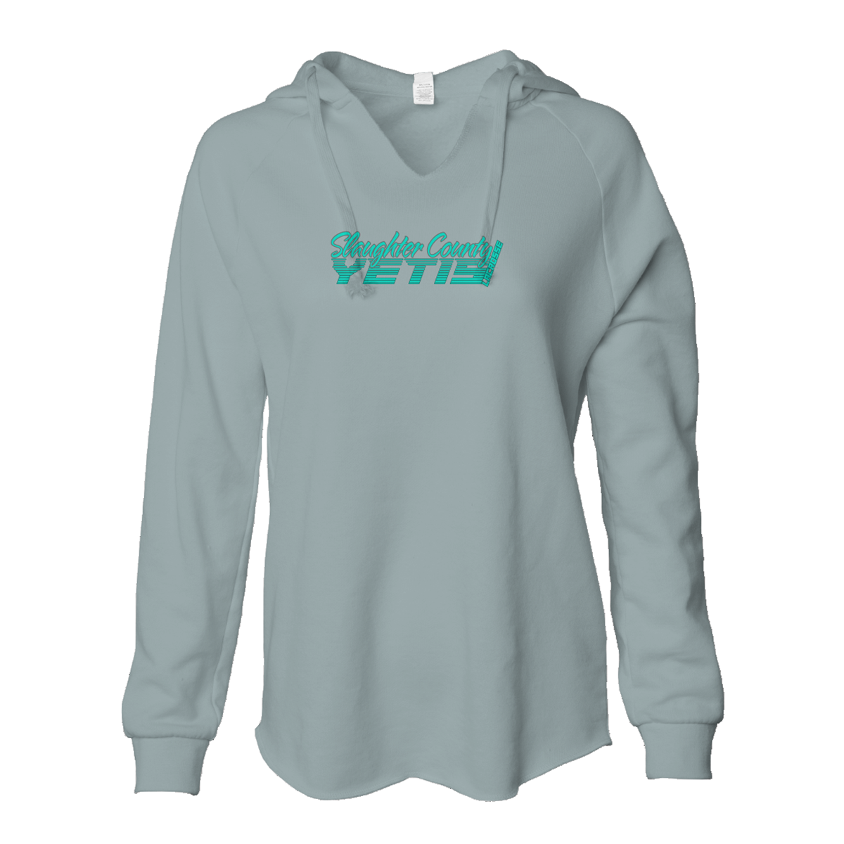 Women's Slaughter County Yetis Lacrosse Lightweight Wash Hoodie