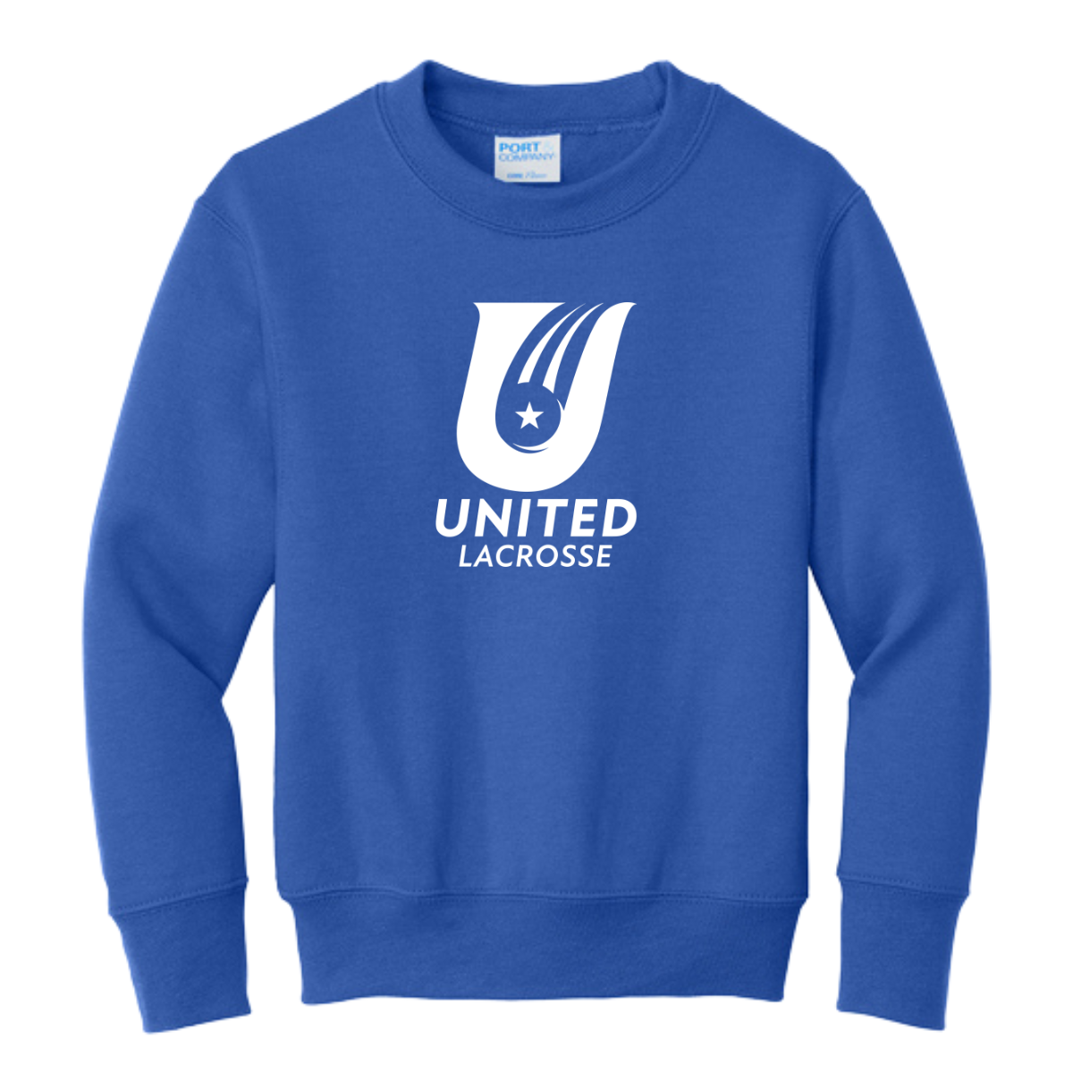 Youth United Lacrosse Port & Company Crewneck Sweatshirt