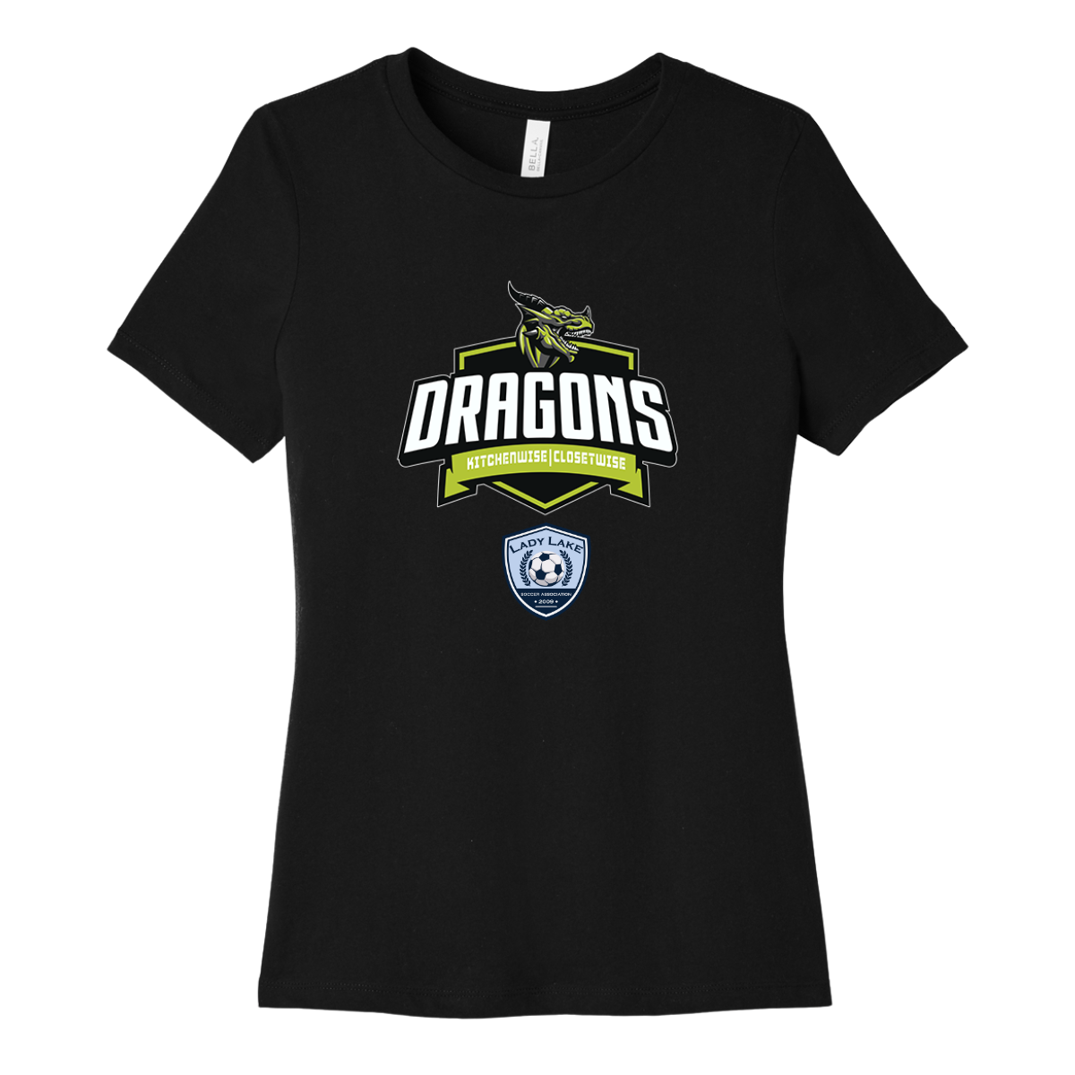 Women’s Dragons Bella + Canvas Relaxed Jersey T-Shirt
