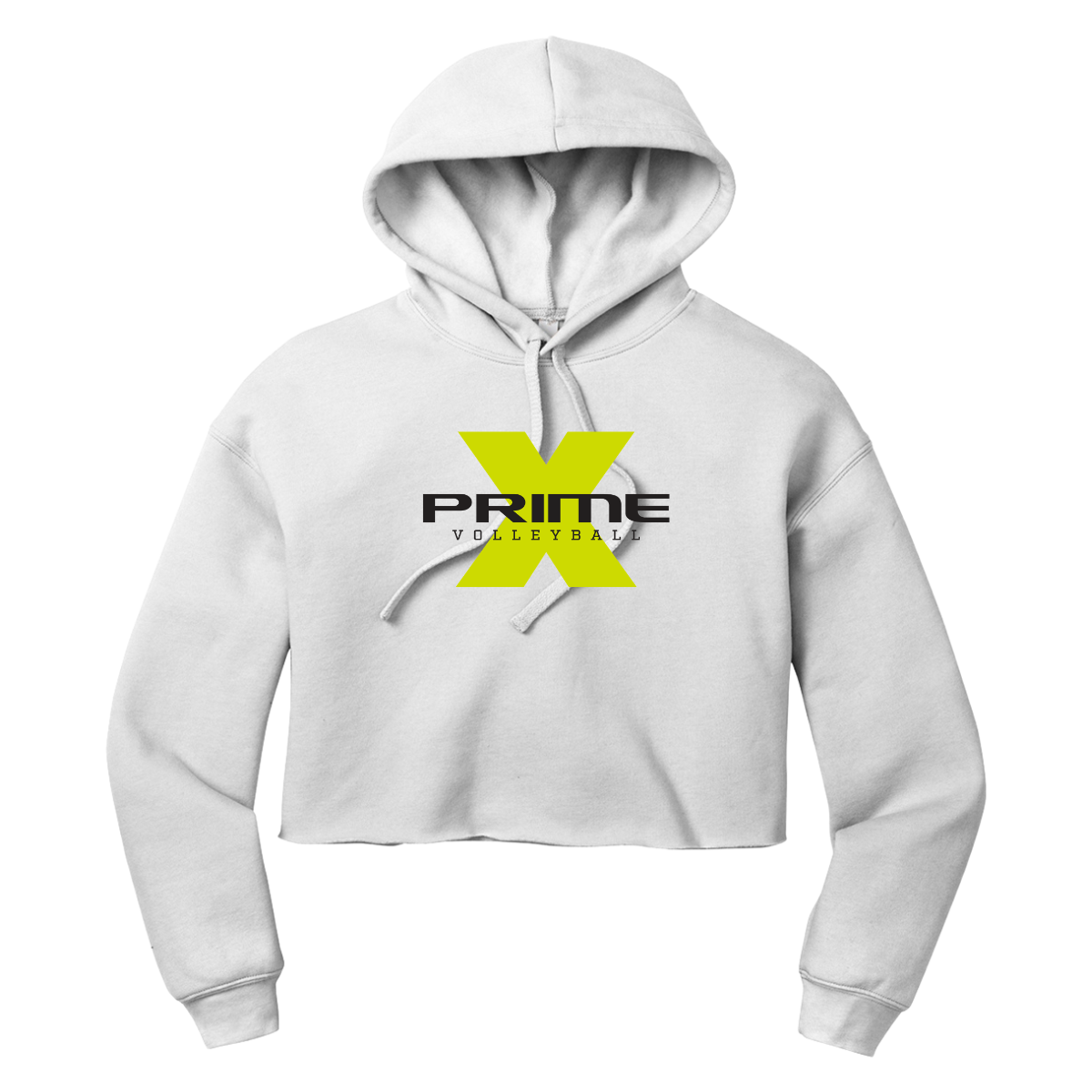 Women's Prime X Volleyball Bella + Canvas Cropped Hoodie