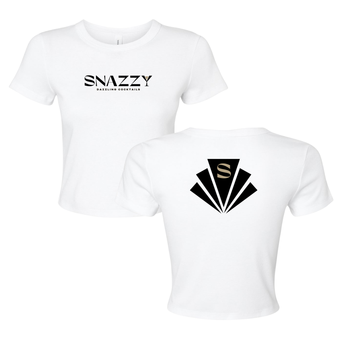 Women's Snazzy Bella + Canvas Micro Rib Baby Tee