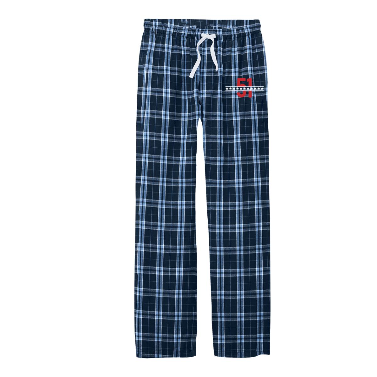 Adult 51 Stars District Flannel Plaid Pant