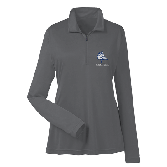Women's Maclay Basketball Team 365 Zone Performance Quarter-Zip
