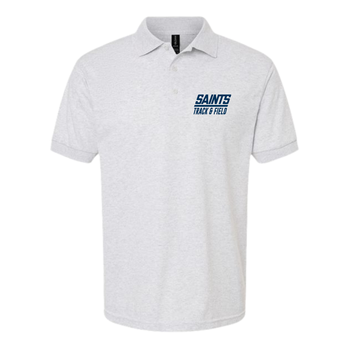 Adult Saints Track and Field Gildan Dryblend Polo