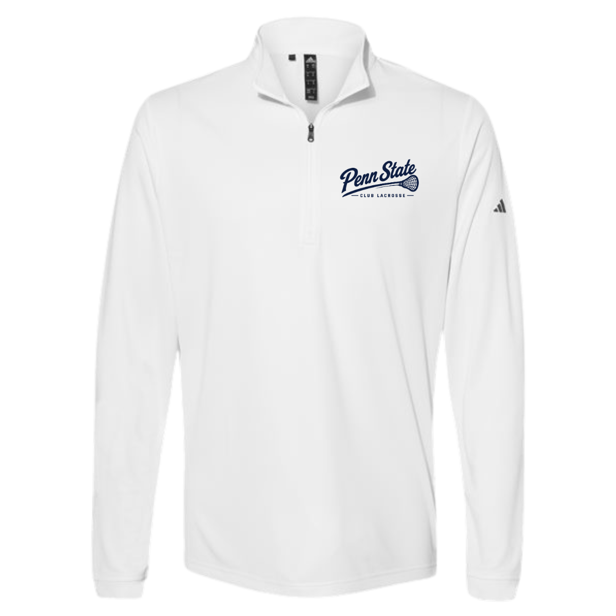 Adult Penn State Lacrosse Adidas Lightweight Quarter-Zip Pullover