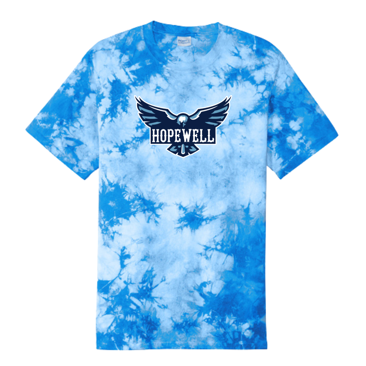 Adult Hopewell Hawks Port & Company Crystal Tie-Dye T-Shirt