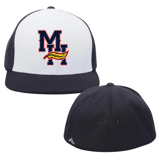 Mudhens Baseball Pacific Perforated F3 Performance Flexfit Cap