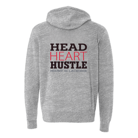 Adult Mt Si Lacrosse Fleece Zip Up Hoodie