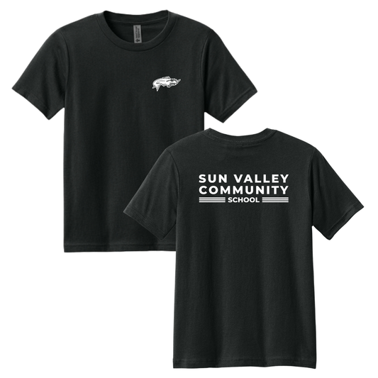 Youth Sun Valley Community School Next Level Cotton T-Shirt