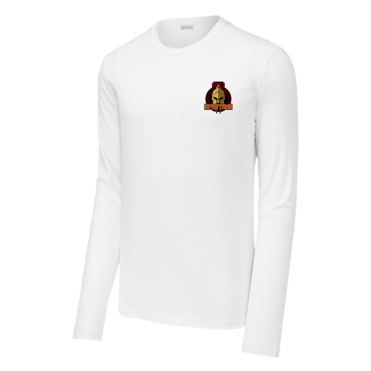 Adult Spartans Sport-Tek Posi UV Pro LS Tee