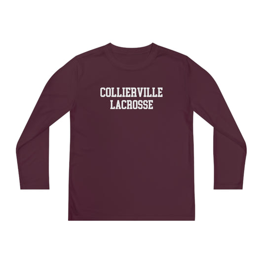 Youth Collierville Lacrosse Sport-Tek Performance Long Sleeve