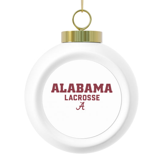 Alabama Lacrosse Club Christmas Ball Ornament