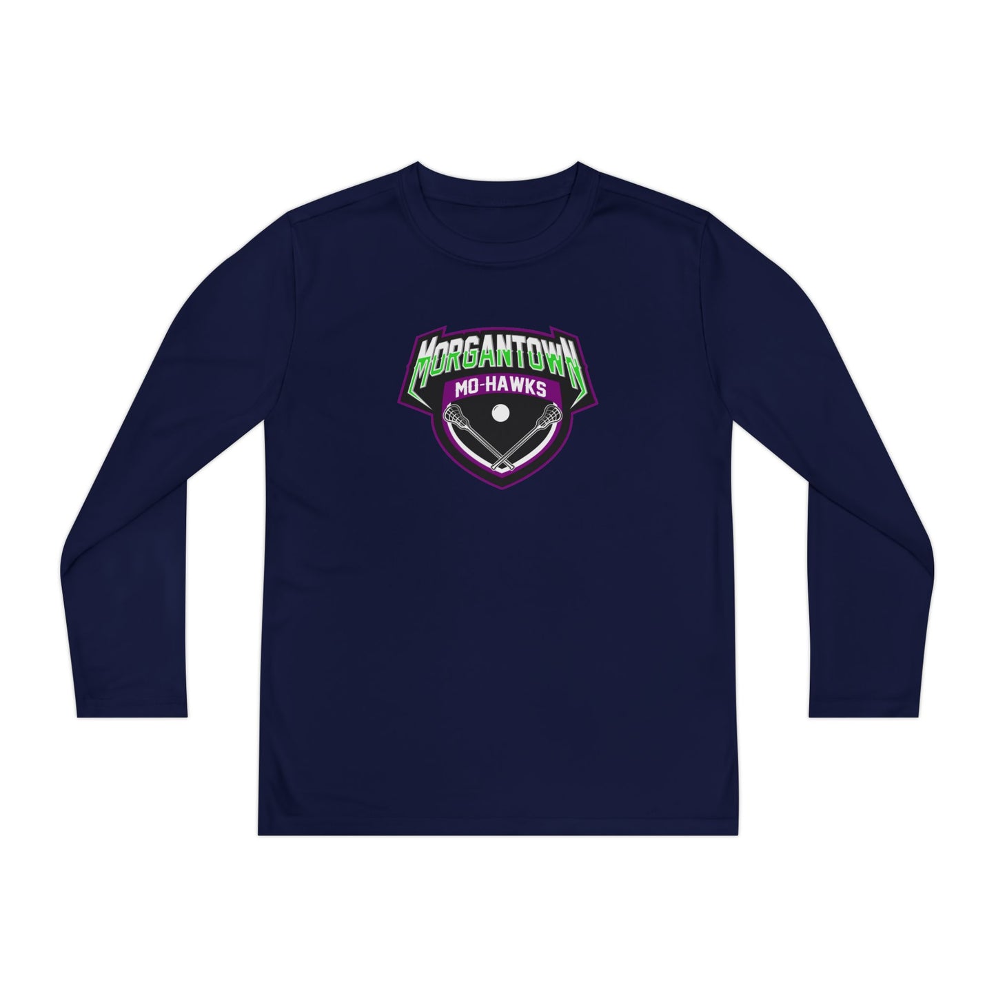 Youth Morgantown Lacrosse Sport-Tek Performance Long Sleeve Shirt
