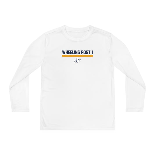 Youth Wheeling Post 1 Sport-Tek Performance Long Sleeve Shirt
