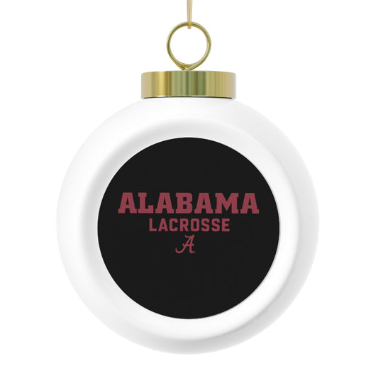 Alabama Lacrosse Club Christmas Ball Ornament
