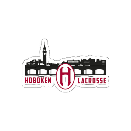 Hoboken Lacrosse Die-Cut Sticker