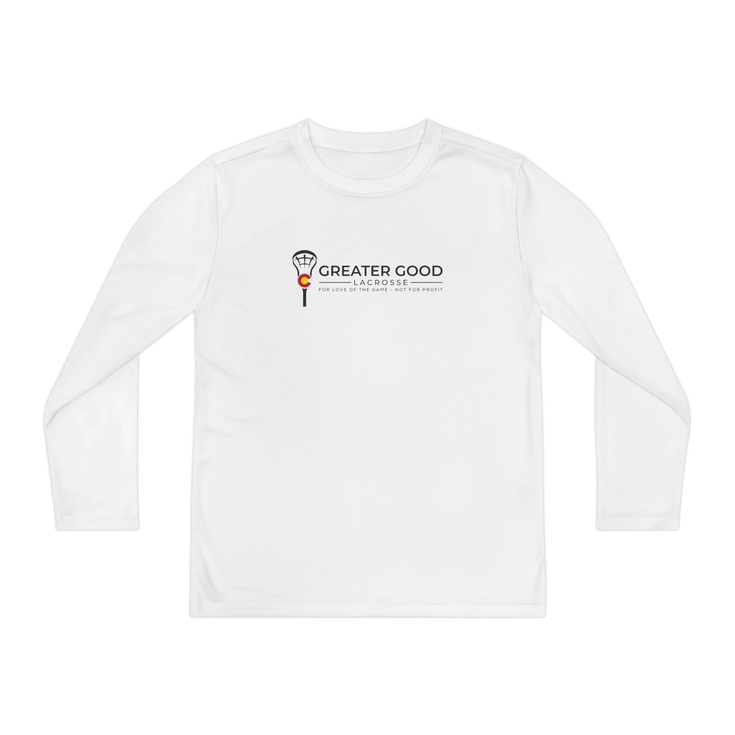 Youth Greater Good Lacrosse Sport-Tek Performance Long Sleeve Shirt