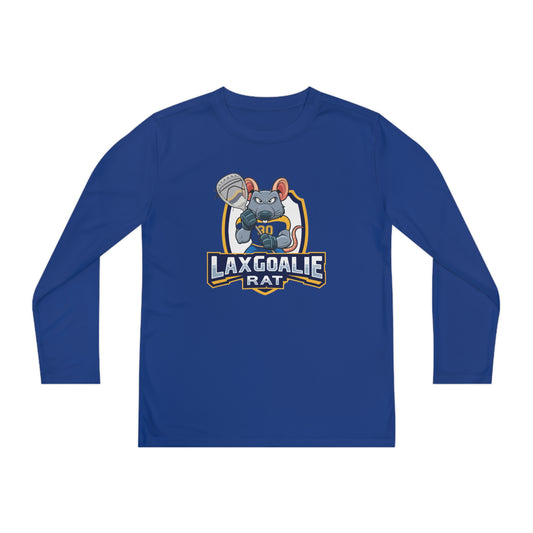 Youth Lax Goalie Rat Sport-Tek Performance Long Sleeve