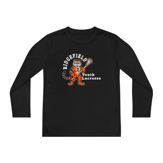 Youth Ridgefield Lacrosse Sport-Tek Performance Long Sleeve Shirt