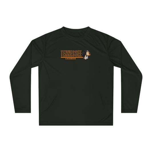 Adult Tennessee Lacrosse Performance Long Sleeve Shirt