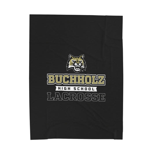 Buchholz Lacrosse Velveteen Plush Blanket (60" x 80")