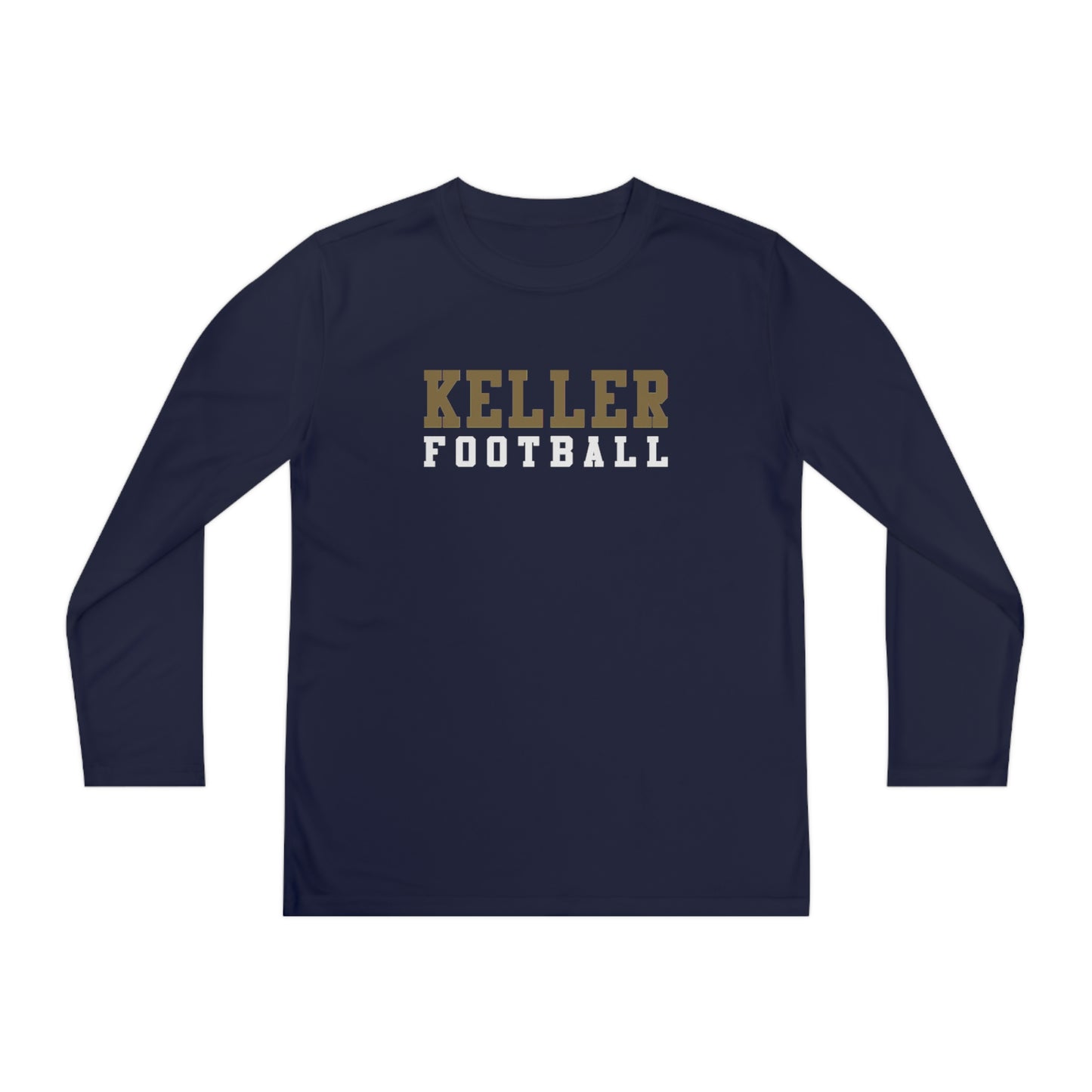 Youth Keller Football Sport-Tek Performance Long Sleeve