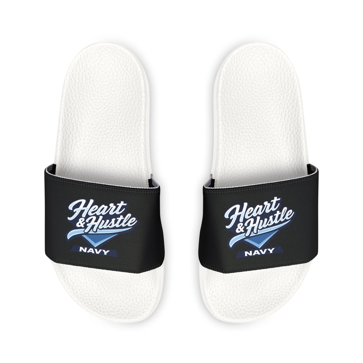 Youth Heart and Hustle Baseball Slide Sandals