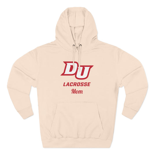 Adult Drury Lacrosse Premium Pullover Hoodie - Mom