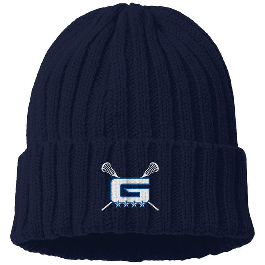 Grant Lacrosse Atlantis Cable Knit Cuffed Beanie