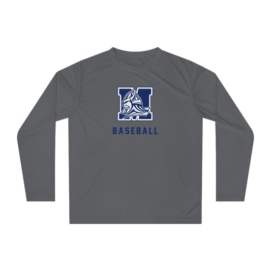 Adult Maclay Baseball Team 365 Performance Long Sleeve Shirt