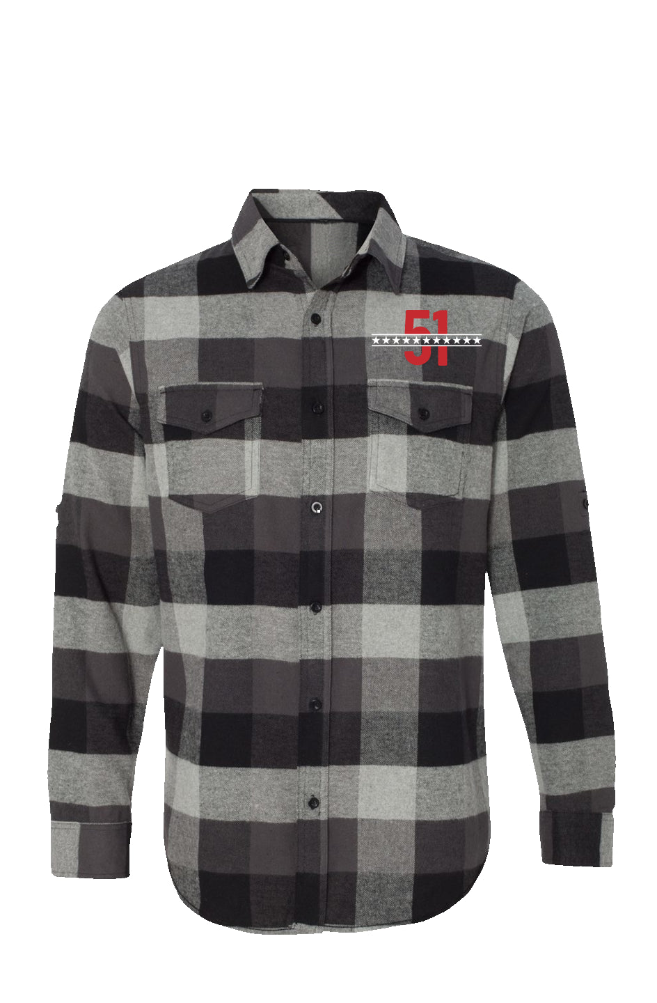 Adult 51 Stars Burnside Flannel Shirt