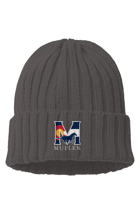 Mullen HS Cable Knit Beanie