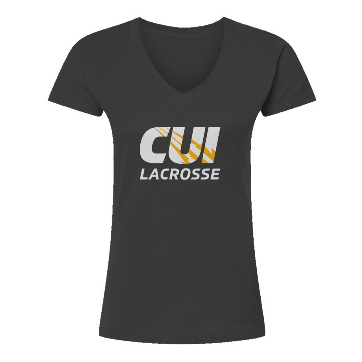 Women's CUI Lax Tultex V-Neck T-Shirt