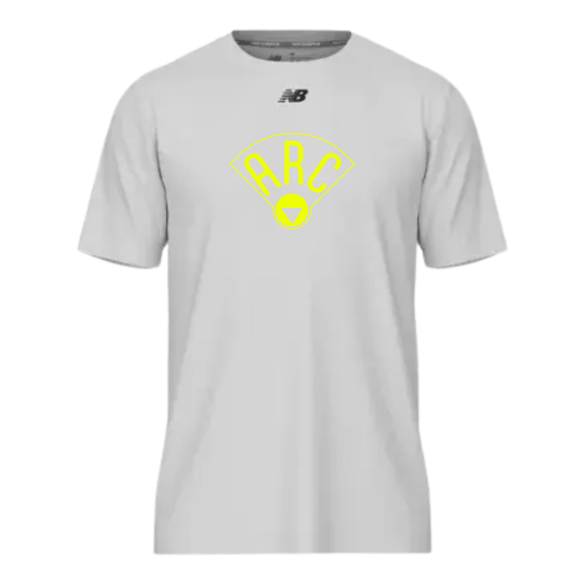Adult New Balance Activate Tech T Shirt - Highlight Yellow