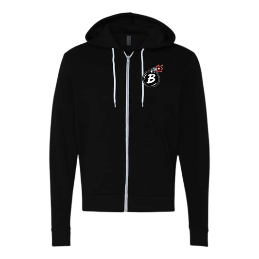 Adult Lowcountry Bomber Lacrosse Zip Hoodie