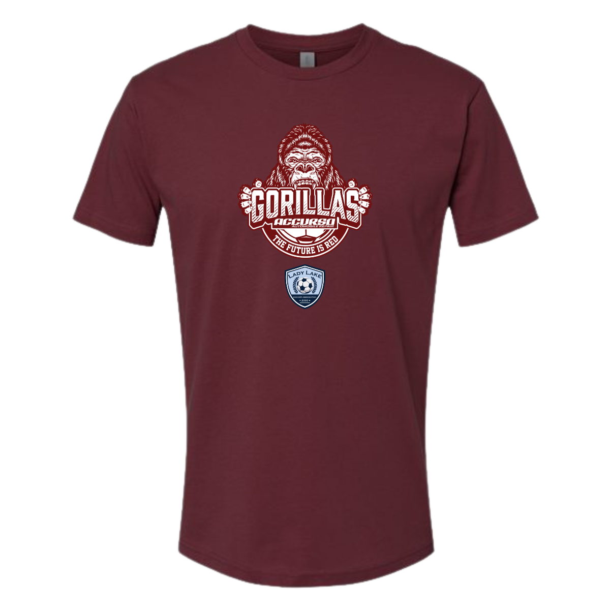 Adult Accurso Gorillas Next Level Cotton T-Shirt