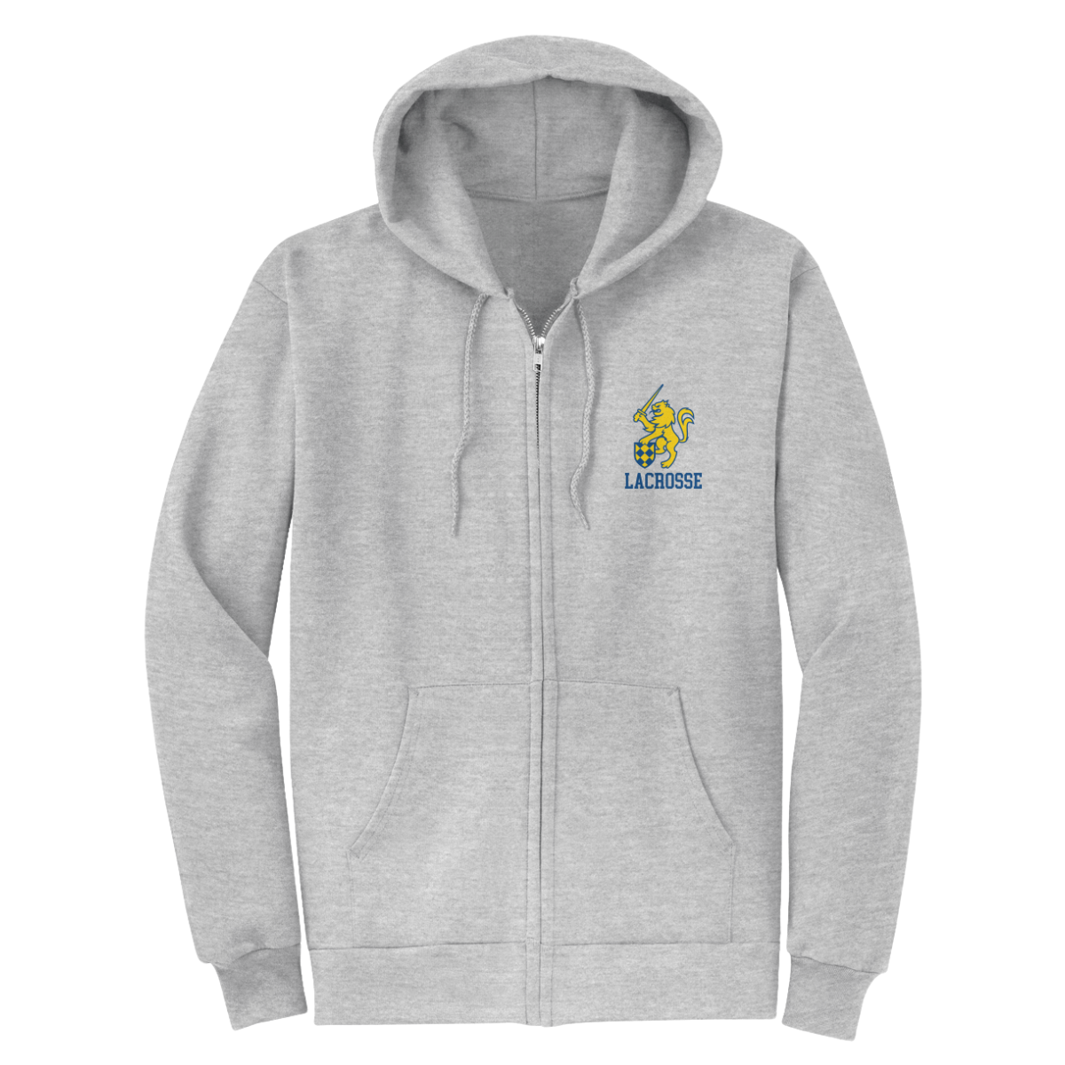 Adult St. Mark's Lacrosse Port & Company Full Zip Hoodie