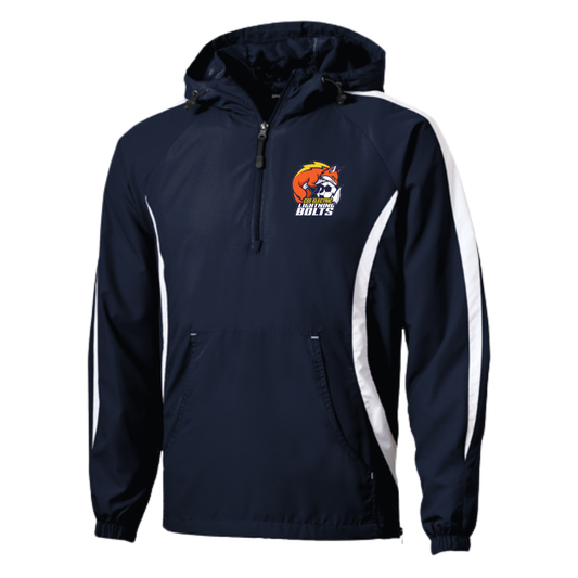 Adult Lightning Bolts Sport-Tek Colorblock Raglan Anorak