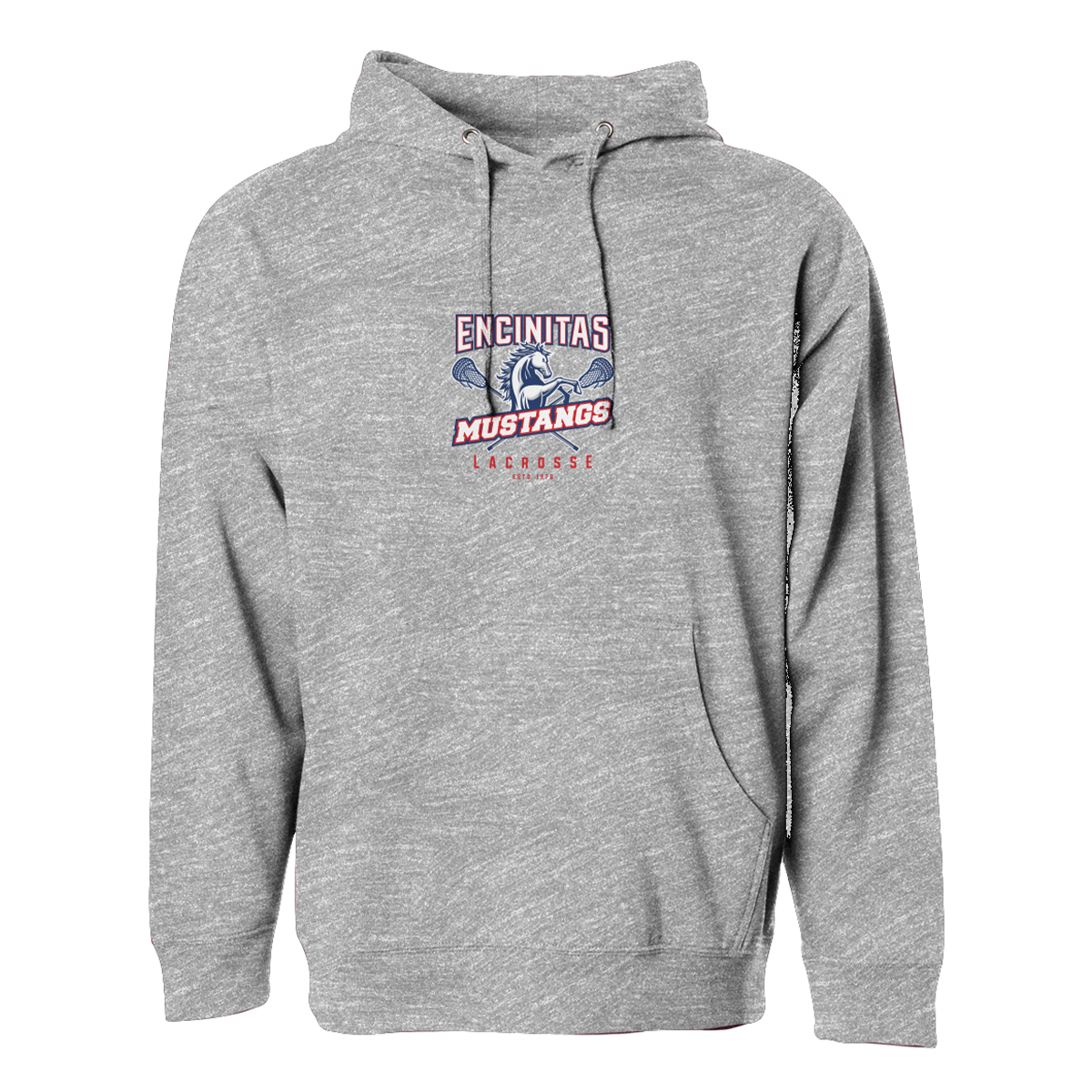 Adult Encinitas Mustangs Lacrosse Midweight Hoodie