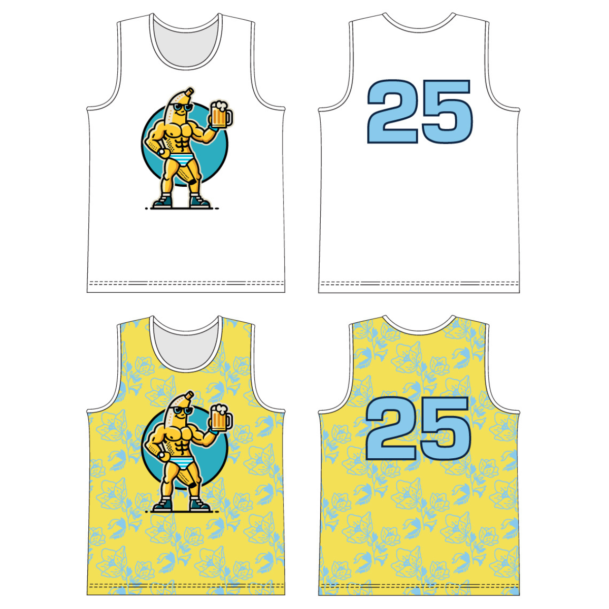 Banana Hammocks Lacrosse Secondslide Men's Reversible Pinnie