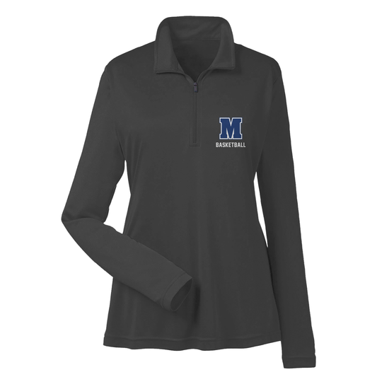 Women's Maclay Basketball Team 365 Zone Performance Quarter-Zip